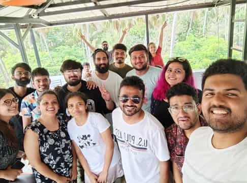 Team outing at Yellow Slice