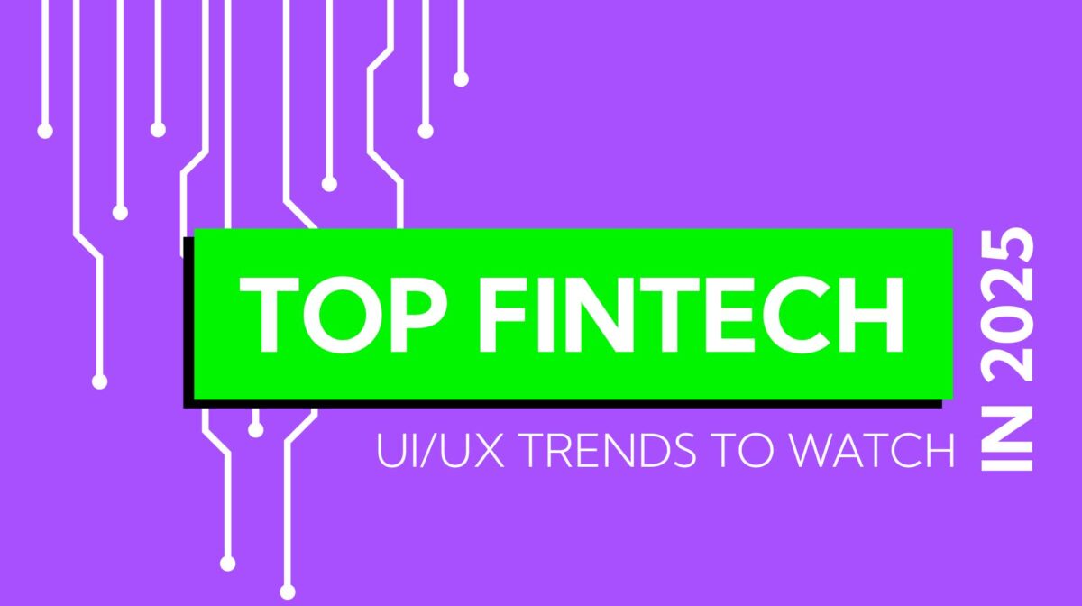 top fintech UI UX design trends