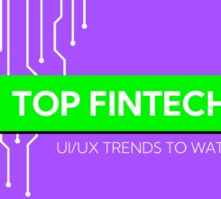 top fintech UI UX design trends